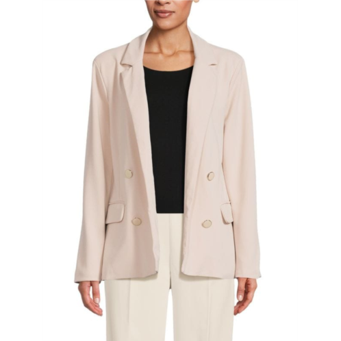 STOOSH Solid Open Front Blazer