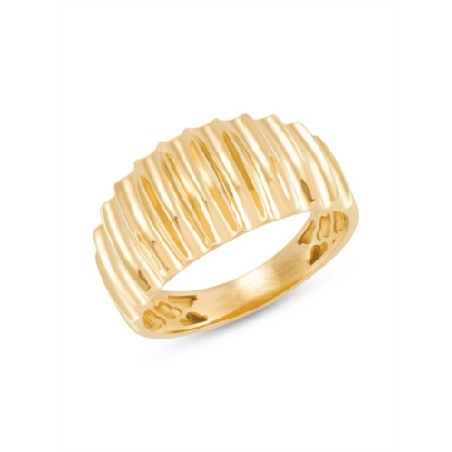Saks Fifth Avenue 14K Yellow Gold Wavy Dome Ring