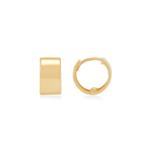 Saks Fifth Avenue Made in Italy 14K Yellow Gold Huggie Earrings