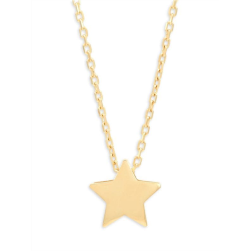 Saks Fifth Avenue Made in Italy 14 Yellow Gold Star Necklace