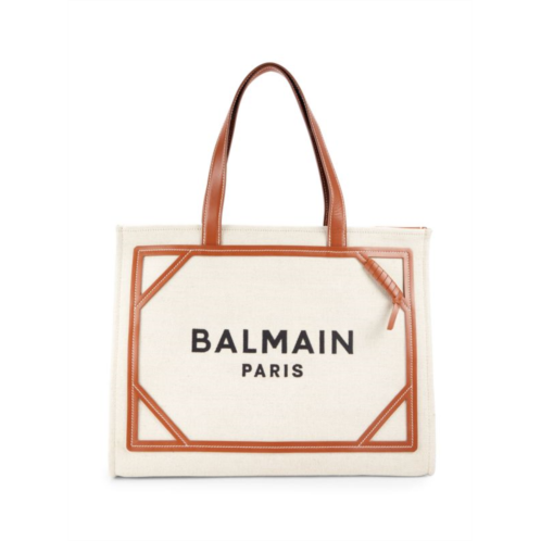 Balmain Logo Canvas Shopper