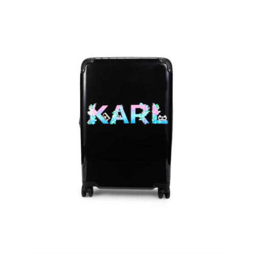 Karl Lagerfeld Paris 21 Inch Logo Spinner Suitcase