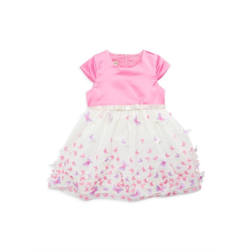 Purple Rose Baby Girls Butterfly Applique Dress