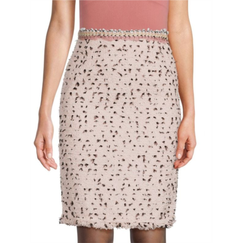 Giambattista Valli Textured Mini Pencil Skirt
