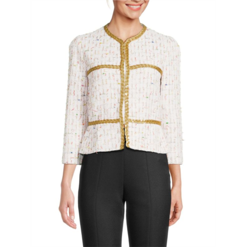 Giambattista Valli Embellished Tweed Jacket