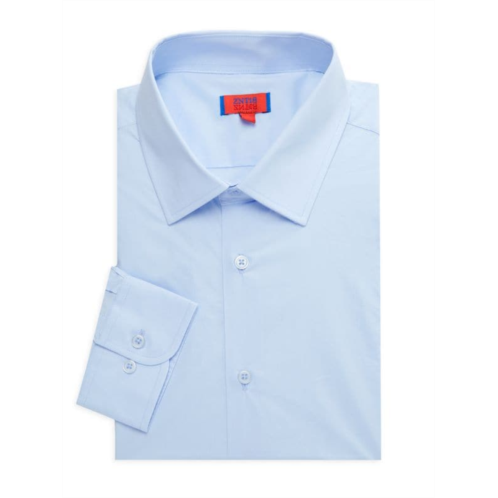 Zanetti Solid Dress Shirt