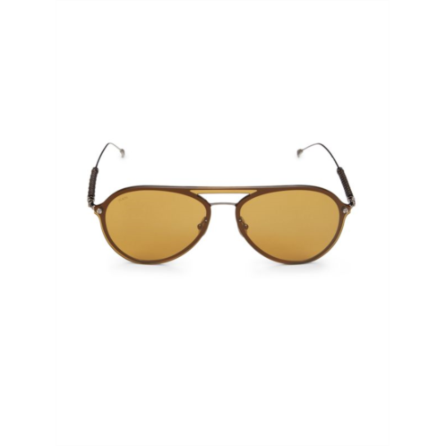 Tod s 57MM Oval Aviator Sunglasses