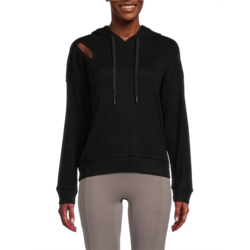 nanette nanette lepore Slim Fit Cutout Hoodie