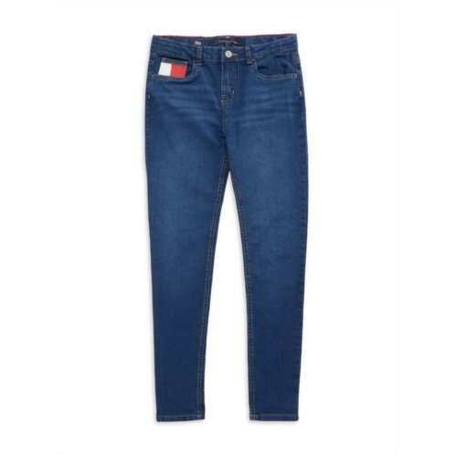 Tommy Hilfiger Girls Mid Rise Skinny Jeans