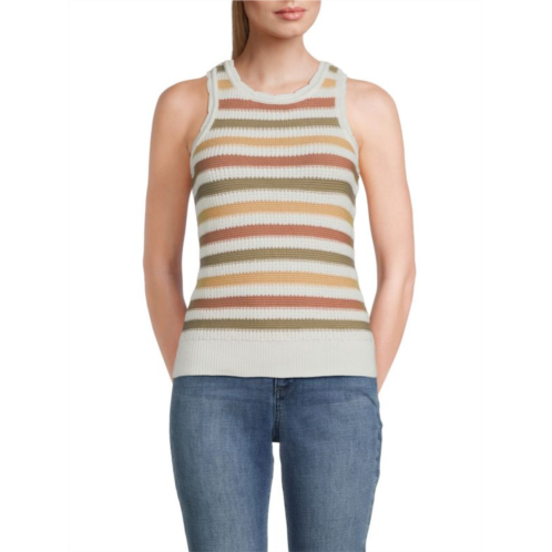 Design 365 Stripe Knit Tank Top