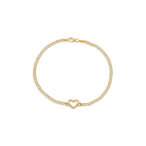 Saks Fifth Avenue 14K Yellow Gold Heart Chain Bracelet