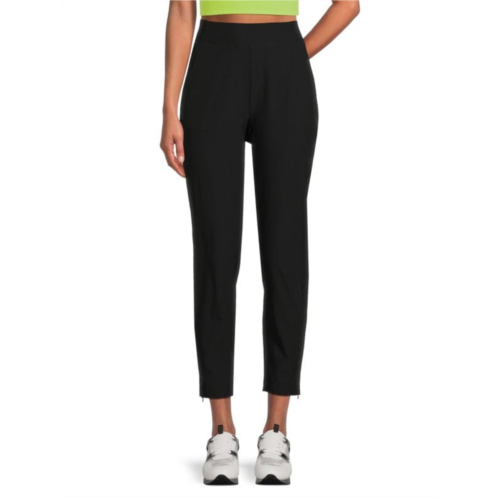 Andrew Marc Sport Solid Cropped Pants