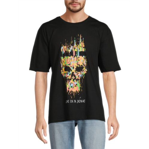 Eleven Paris Skull Graphic Crewneck T Shirt