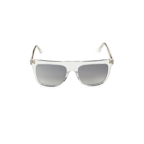 Diff Eyewear Stevie 55MM Rectangle Sunglasses