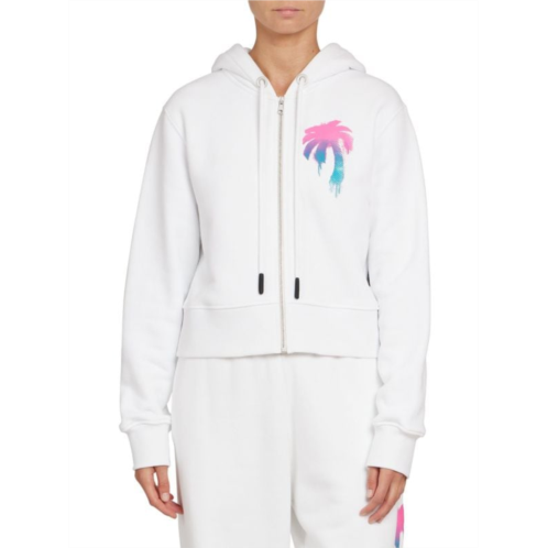 Palm Angels I Love PA Zip Up Hoodie