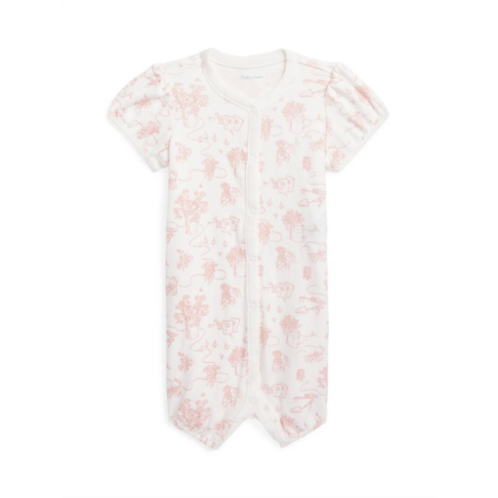 Polo Ralph Lauren Baby Girls Toile De Jouy Coveralls