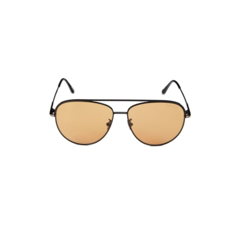 TOM FORD 62MM Aviator Sunglasses