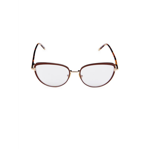 TOM FORD 55MM Oval Blue Light Glasses