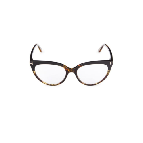 TOM FORD 54MM Cat Eye Blue Light Eyeglasses