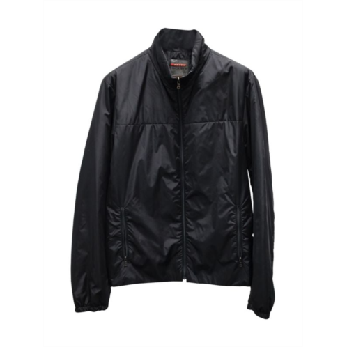 Prada Blouson Jacket In Black Nylon