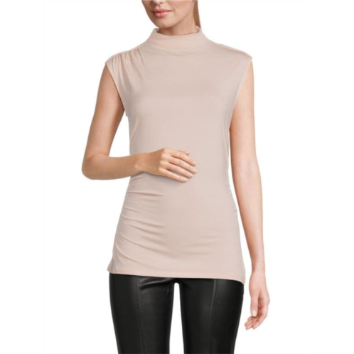 DKNY Ruched Sleeveless Top