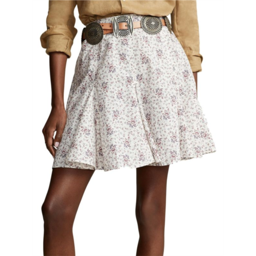 Polo Ralph Lauren Mickey Floral Mini Skirt