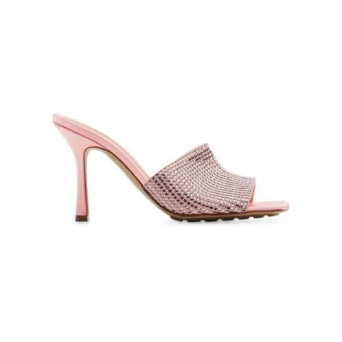 Bottega Veneta Crystal Embellished Stiletto Sandals