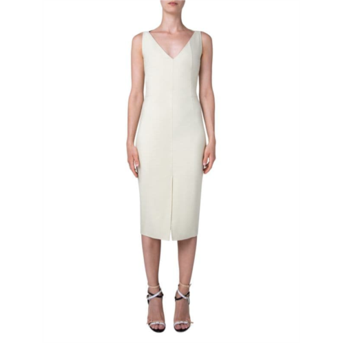 Akris Cotton Silk Blend Sheath Dress