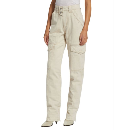 Isabel Marant EEtoile Vayoneo High Rise Cargo Pants