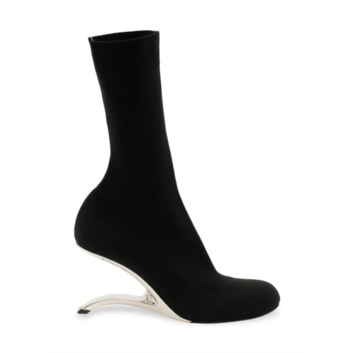 Alexander McQueen Stretch Sculptural Heel Boots