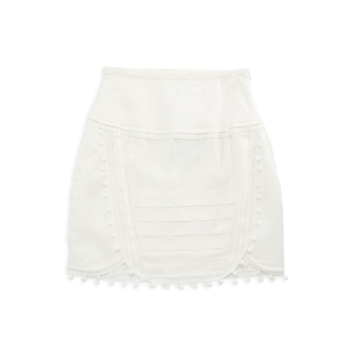 IRO Peela Linen Blend MIni Skirt