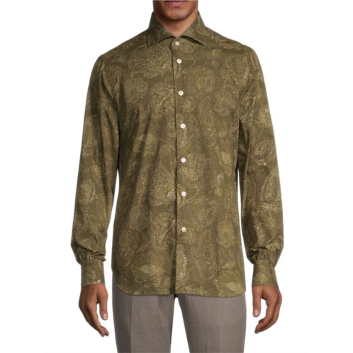 Kiton Paisley Sport Shirt