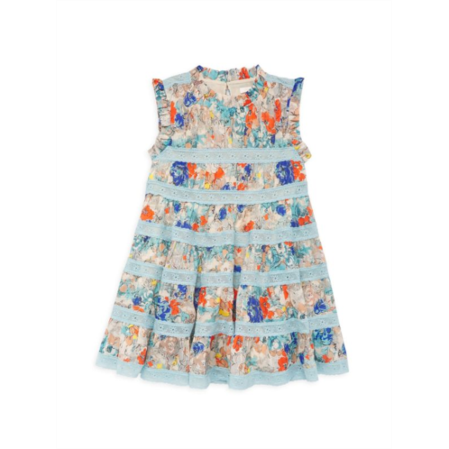 Zimmermann Little Girls & Girls Clover Tiered Floral Sleeveless Dress
