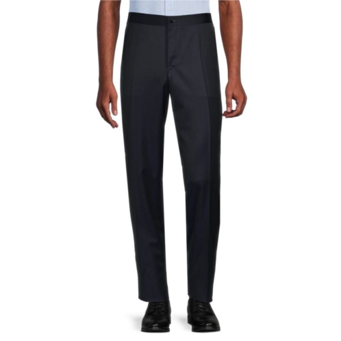 Canali Solid Wool Pants