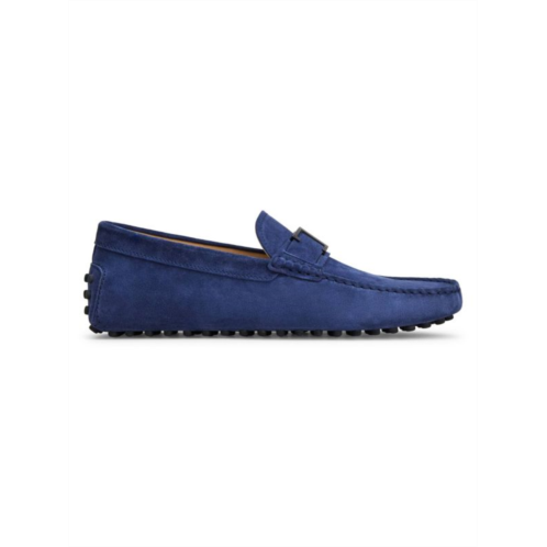 Tod s Timeless T Suede Driving Loafers