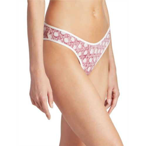 Giambattista Valli Printed Low Rise Bikini Bottom