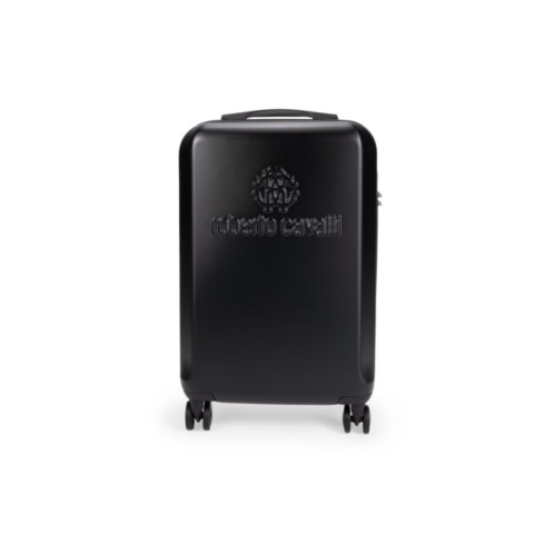 Roberto Cavalli 20-Inch Logo Hard Sided Spinner Suitcase