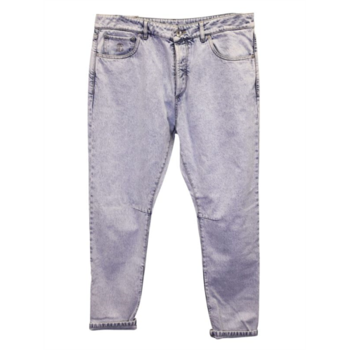 Brunello Cucinelli Leisure Fit Denim Jeans In Light Blue Cotton