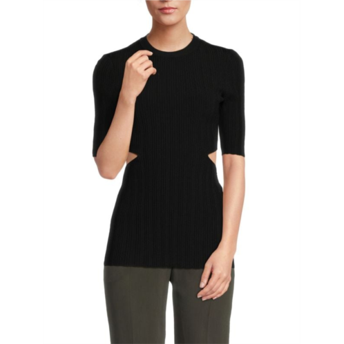 Proenza Schouler Cutout Ribbed Sweater