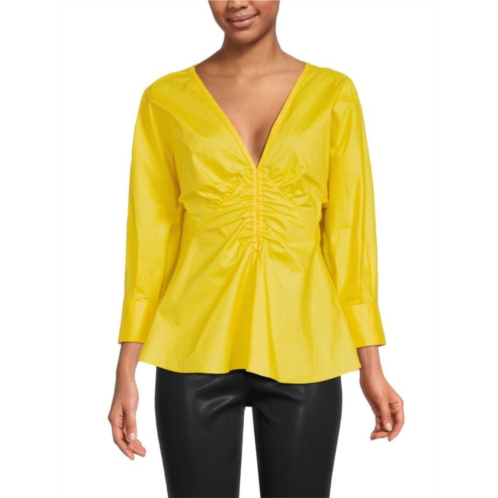 Proenza Schouler Plunging Blouse