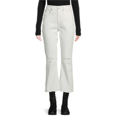 Roberto Cavalli High Rise Kick Flare Jeans