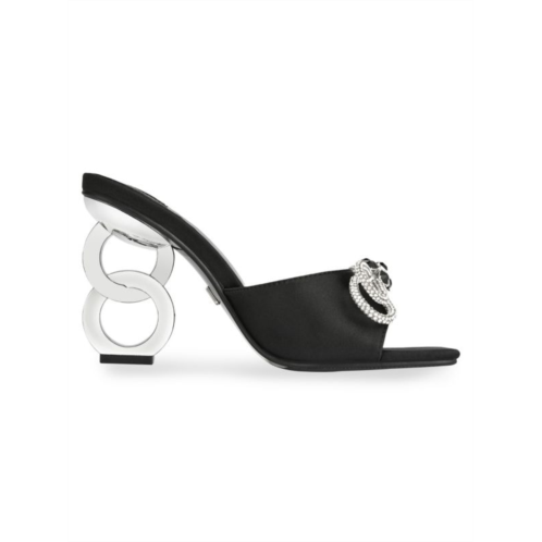 Lady Couture Regal Sculpture Heel Bow Sandals