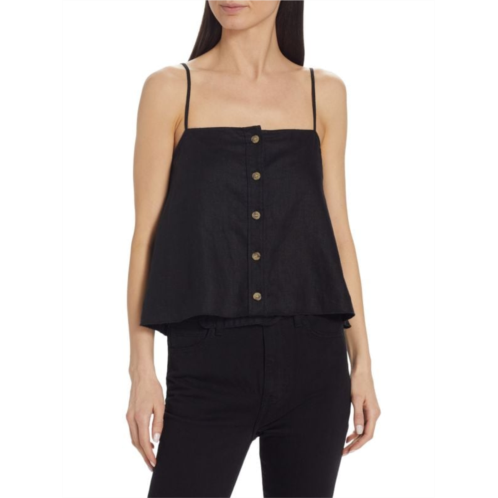 ATM Anthony Thomas Melillo Linen A-line Top