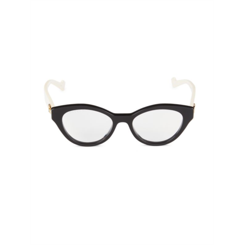 Gucci 51MM Cat Eye Glasses