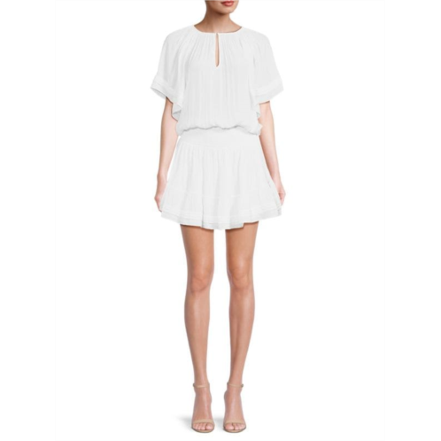 Ramy Brook Rayland Keyhole Mini Dress