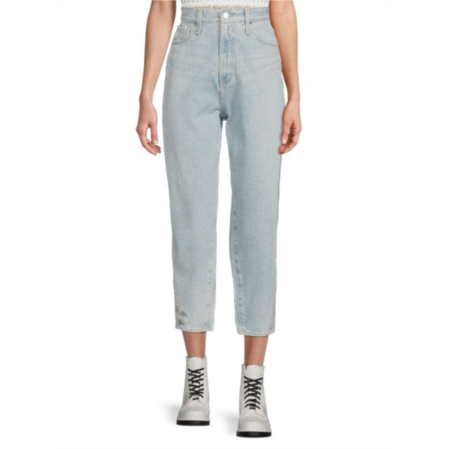 AG Jeans Barrel High Rise Cropped Jeans