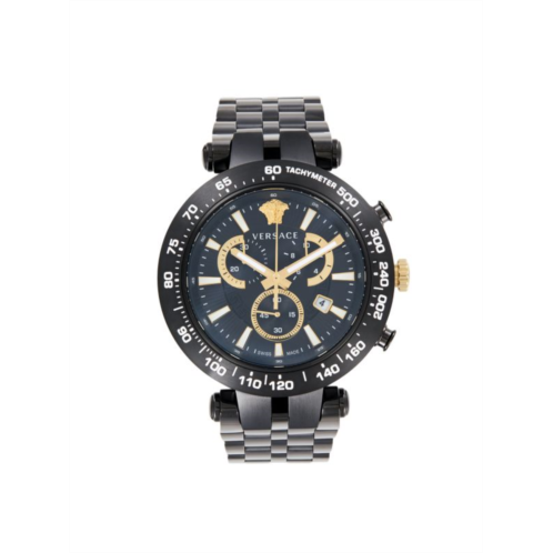 Versace 46MM Bold Stainless Steel Chronograph Bracelet Watch