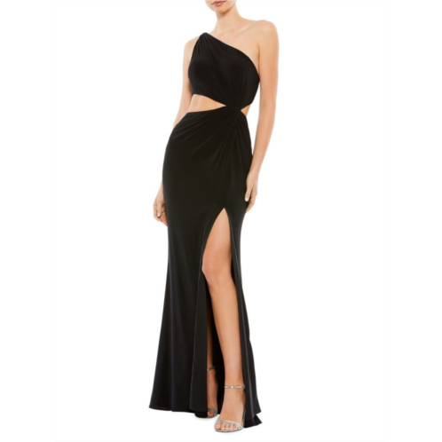 Mac Duggal One Shoulder Cutout Sheath Gown