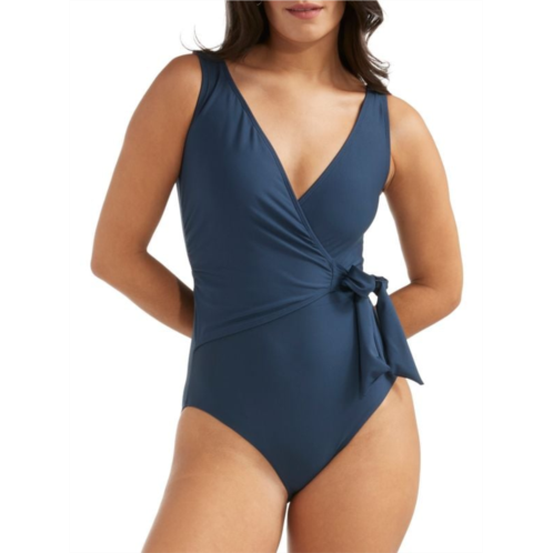 Hermoza Karen Tie Up One Piece Swimsuit