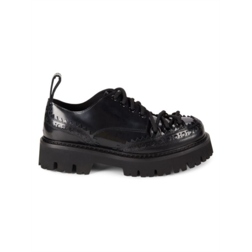 Moschino Chunky Oxford Leather Brogues